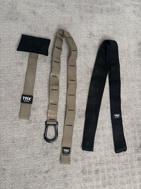 TRX Tactical Men’s Suspension Straps — Black & Military Green (LG Loops)
